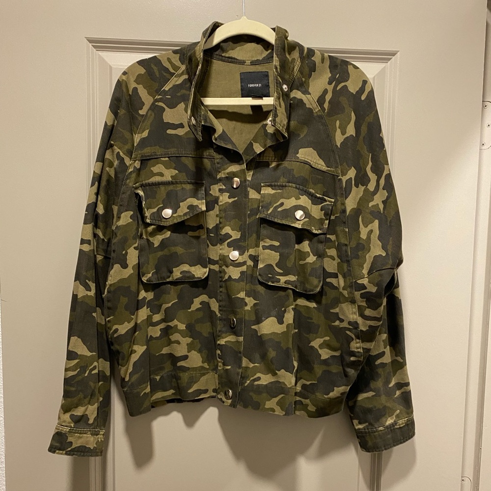 Camo Bomber Jacket